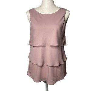 Tahari Arther S Levine XS sleeveless  dusty rose